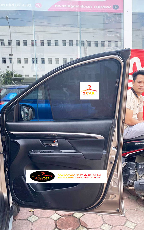 [RÈM LOẠI 1] Rèm Che Nắng Nam Châm Xe Suzuki XL7 Chuẩn Form Se Khít