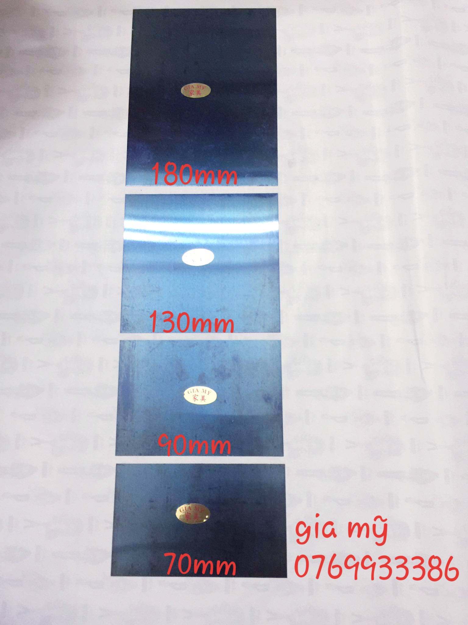 [HCM]dao thép trét bột Matit. cao cấp .mỏngdẻo.-GIA MỸ.4 kích thước