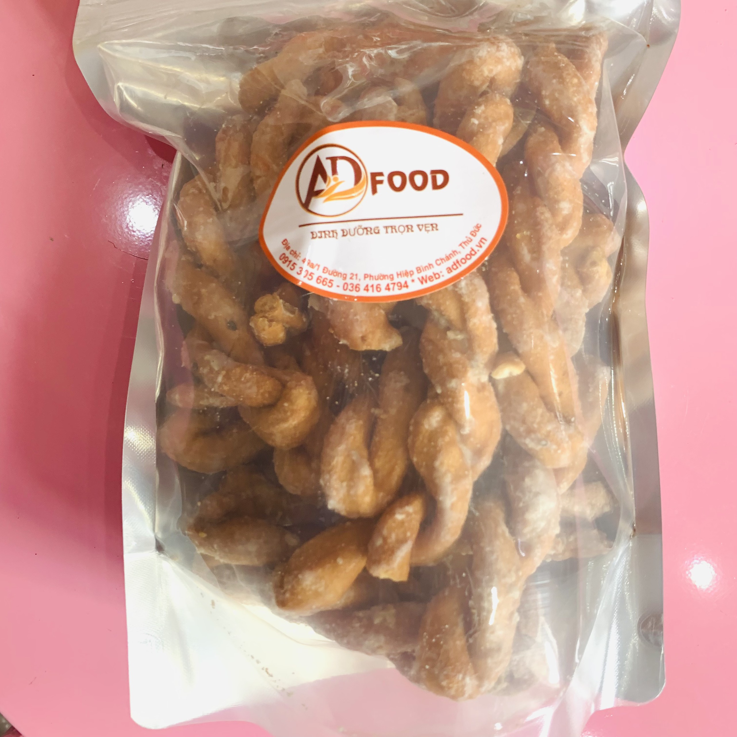 Gói 200g Bánh quẩy ngào đường xoắn gói dùng thử