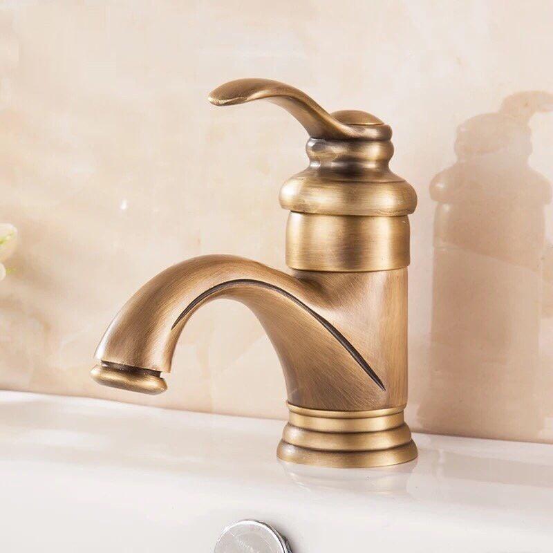 Vòi lavabo đồng thau, cổ điển FC-028