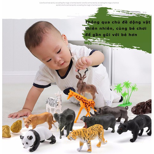 Bộ đồ chơi mô hình thế giới động vật hoang dã