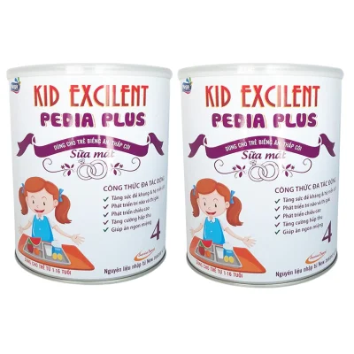 [combo 2 lon] Sữa mát cho trẻ biếng ăn, suy dinh dưỡng Kid Pedia Plus 900g