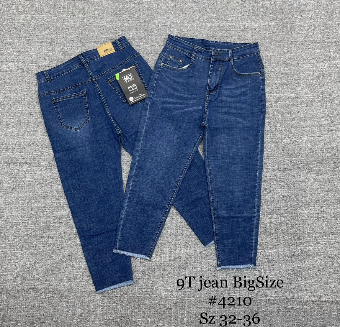 Quần jean nữ 9 tấc hàng co giãn ảnh chụp thật từ 60-85kg