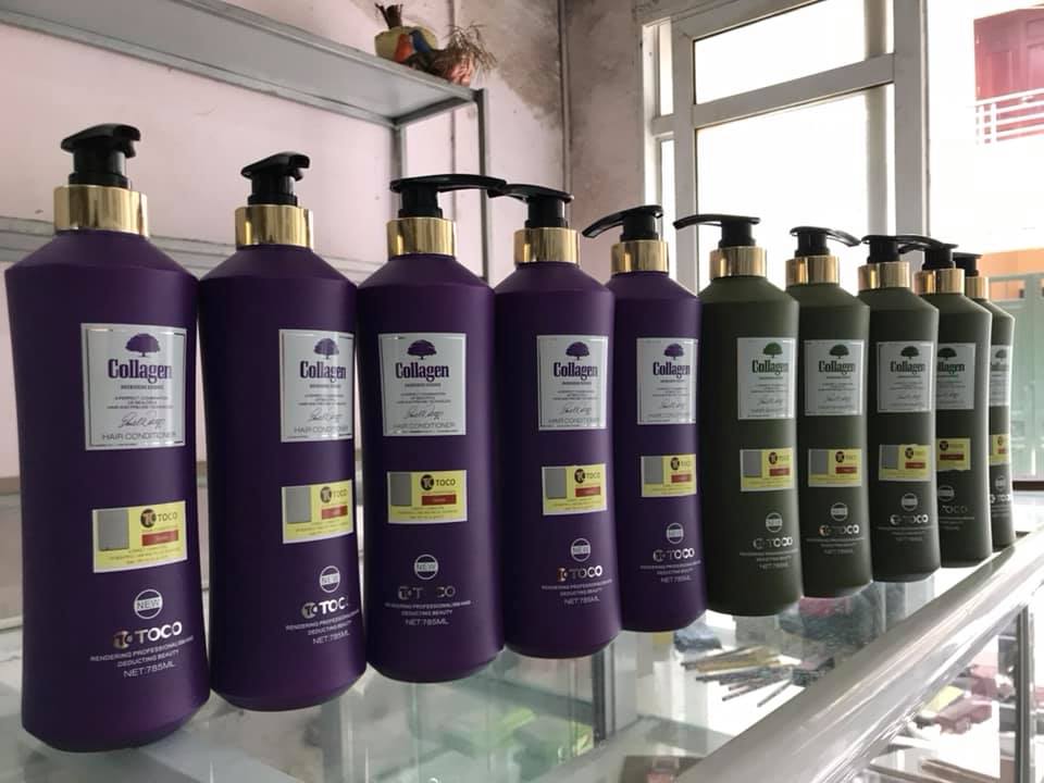 [CHÍNH HÃNG] BỘ DẦU GỘI + XẢ TOCO COLLAGEN KÍCH THÍCH MỌC TÓC (2 CHAI 785ML)