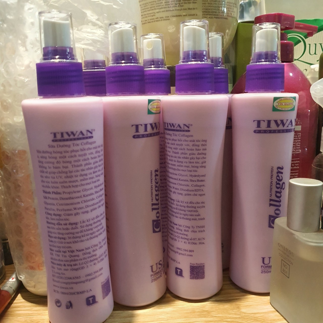 Xịt dưỡng TIWAN 250ml collagen ...