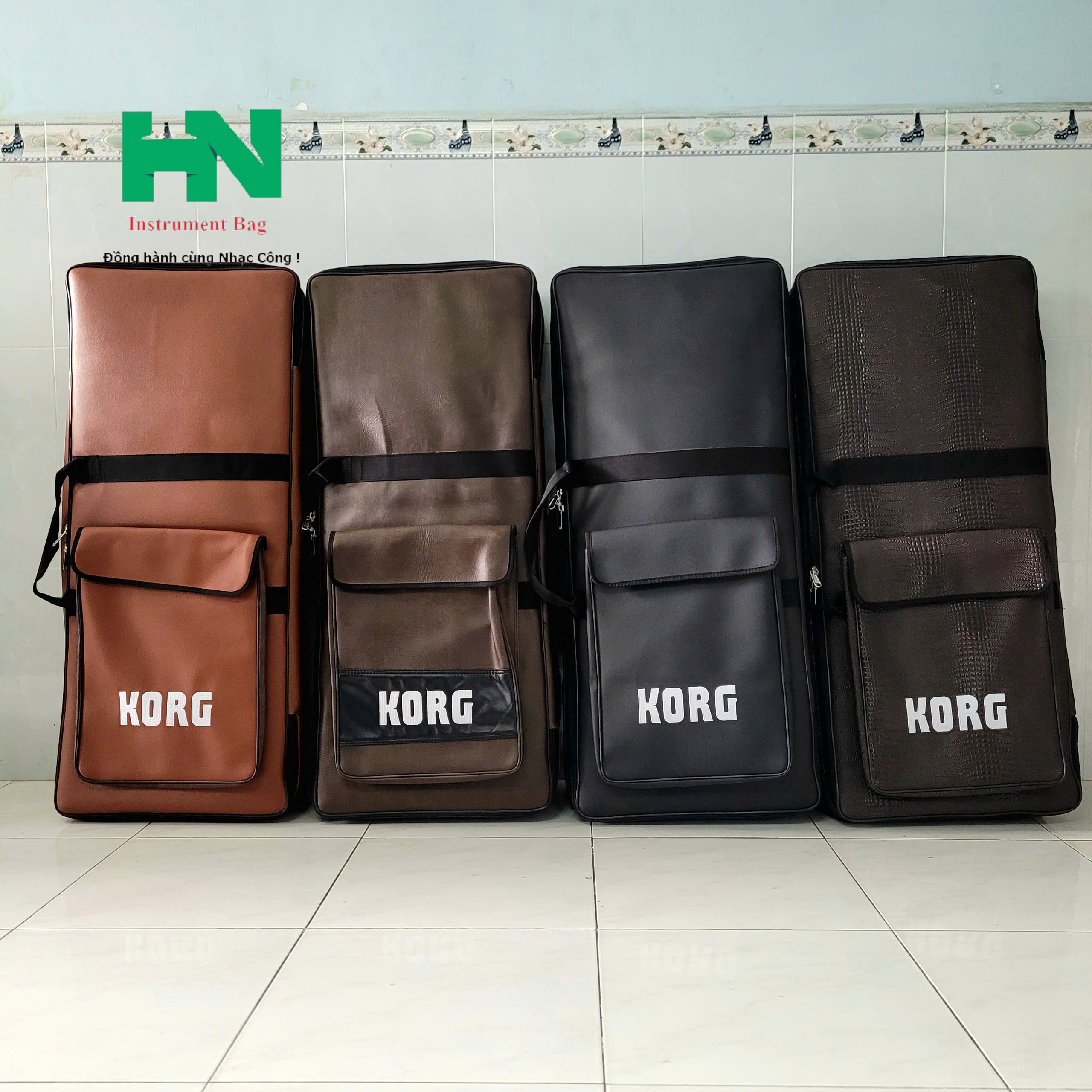 Bao đàn Korg 5 lớp da simili