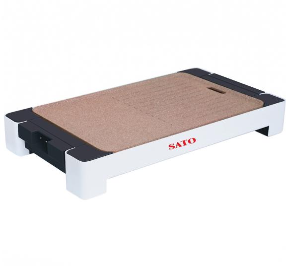 Bếp nướng điện đúc SATO ST-500NDB 1000W( Trắng đen )
