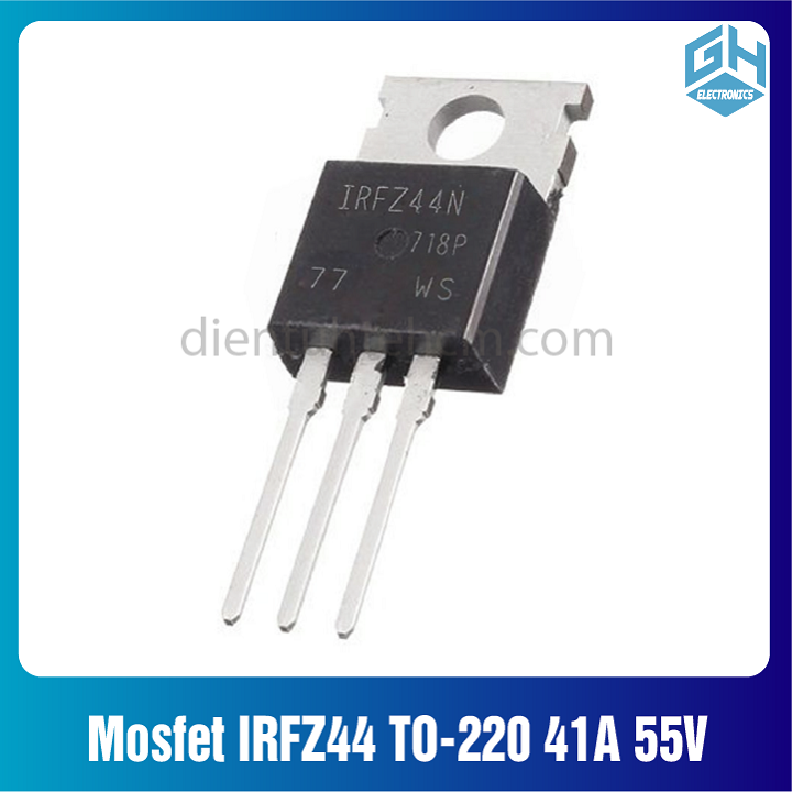 Irfz44 mosfet to-220 41a 55v kênh n