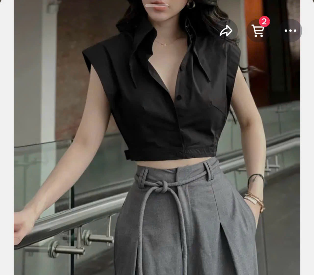 Áo sơ mi voan mềm siêu xinh xắn.