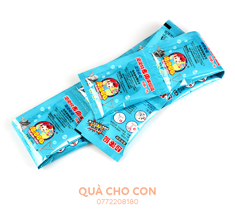 Combo 10 Gói Pha Nước Thổi Bong Bóng - Bookidvn