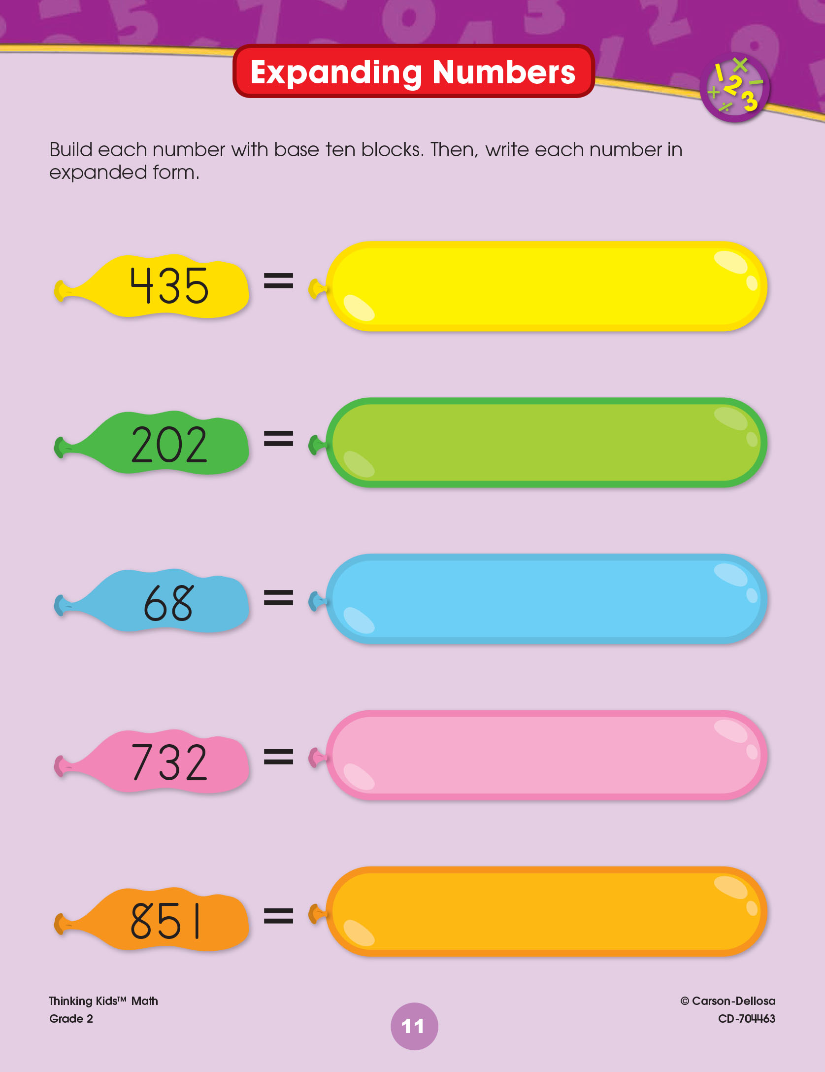 Thinking kids math. Grade 2 ( sách màu )