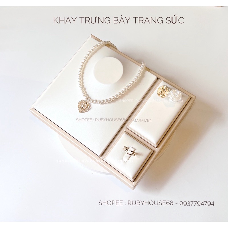 Khay trưng bày bộ trang sức cao cấp