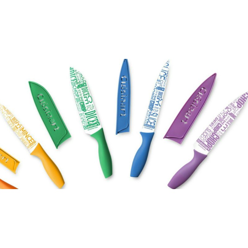 Set 5 dao gốm Cuisinart 10 thứ