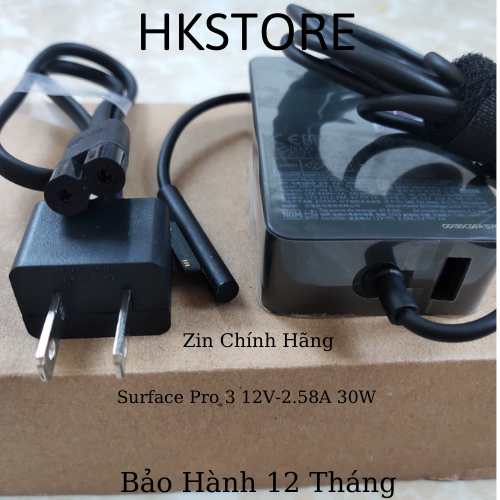 Sạc Surface Pro 3 15V-2.58A 38W  Microsoft Surface Pro 3/ Surface Pro 4