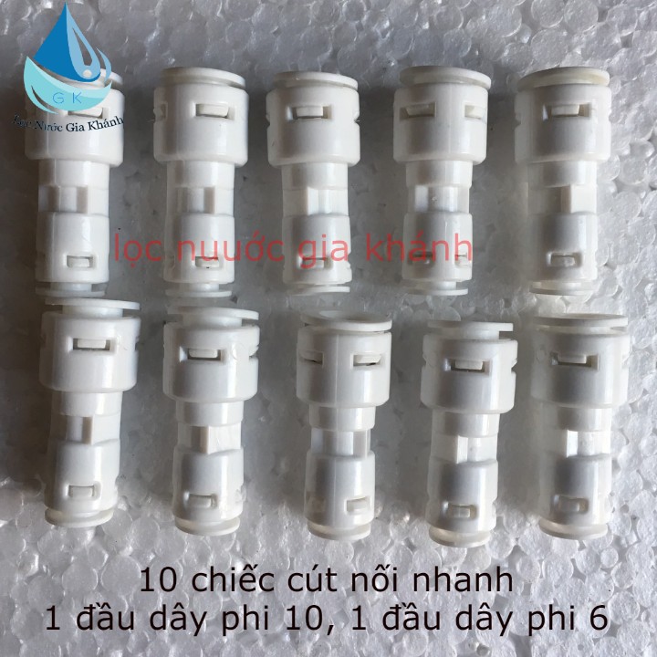 combo 10 cút nối nhanh 2 đầu dây phi 10
