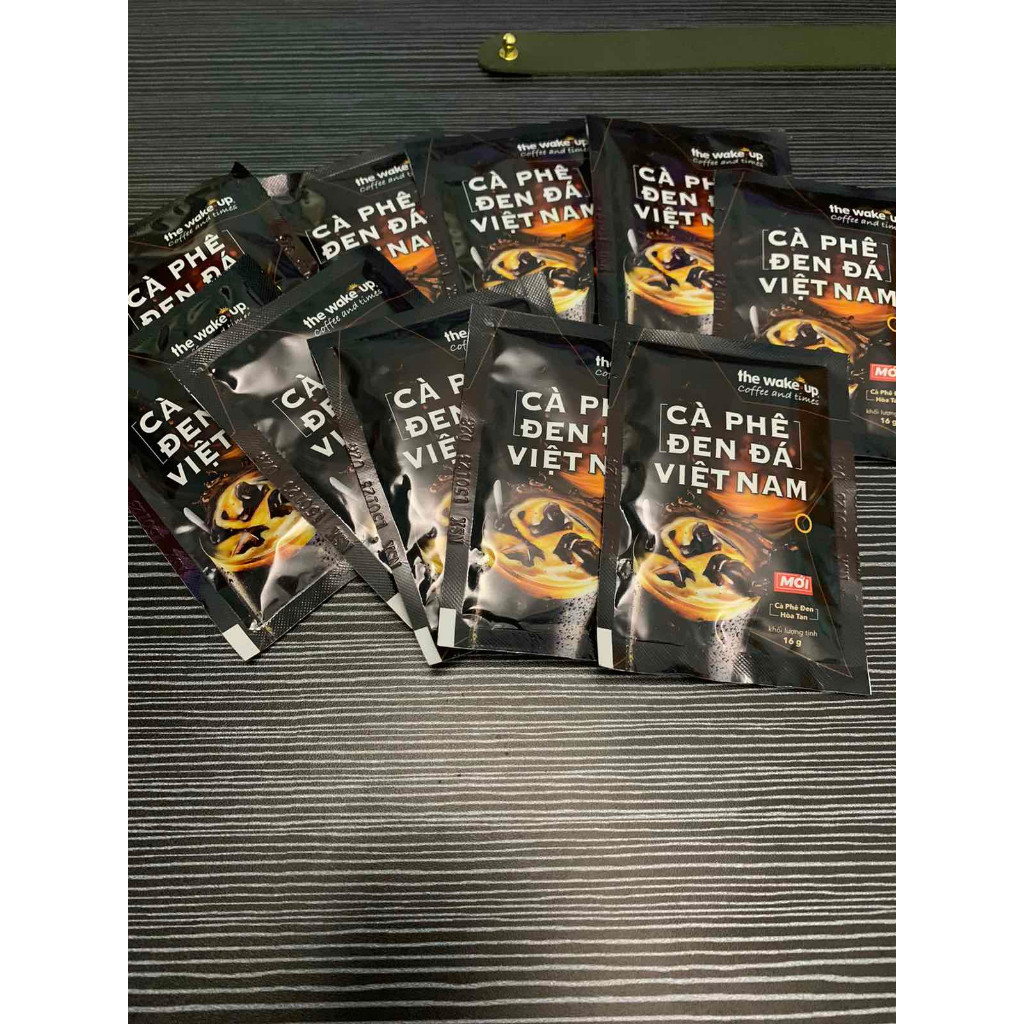  Cafe wake up đen đá (10 gói x 16gr ) Date T10 2024