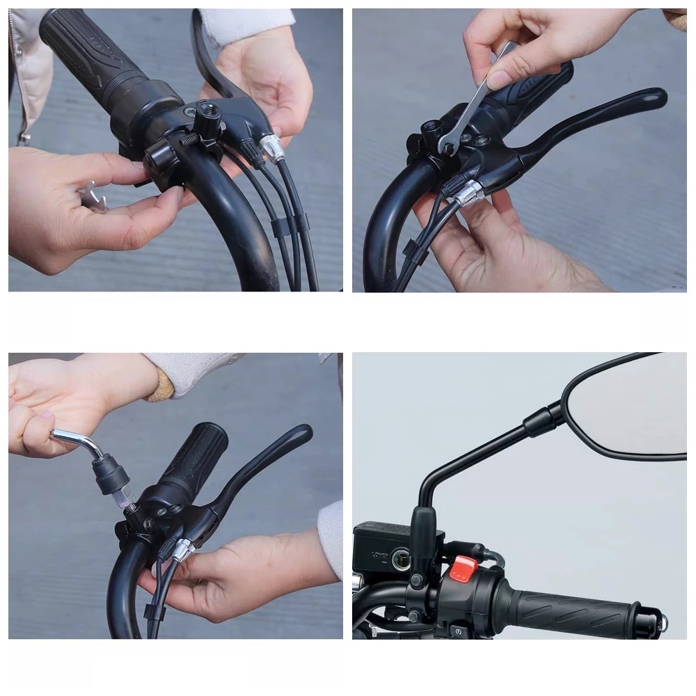 Circle Cool Motorcycle Handle Bar Mirror Mount Holder Rearview Handlebar Mirror Clamp