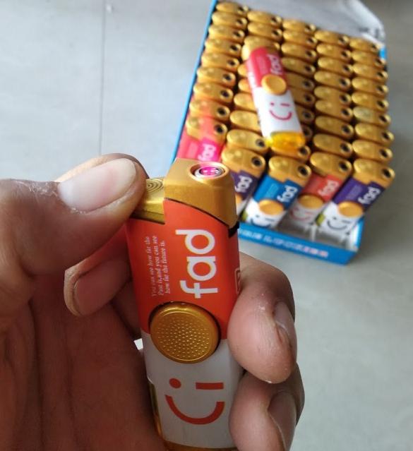 Bộ 10 cái Bật lửa khò con quay có đèn