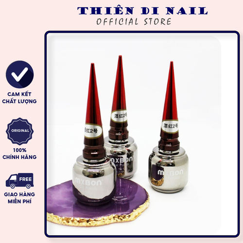 Sơn gel đỏ Mxbon