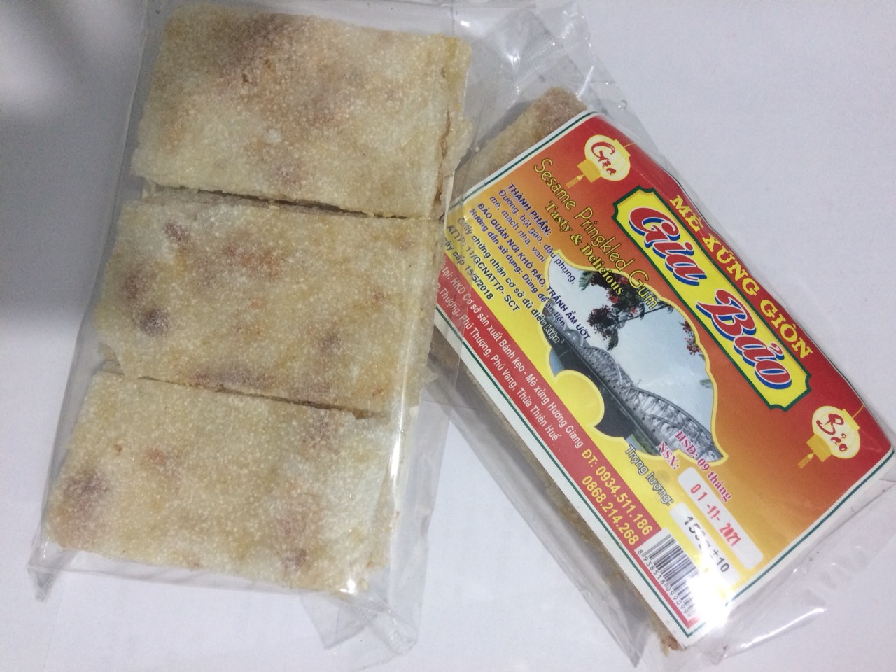 KẸO MÈ XỬNG GIÒN HUẾ 100G