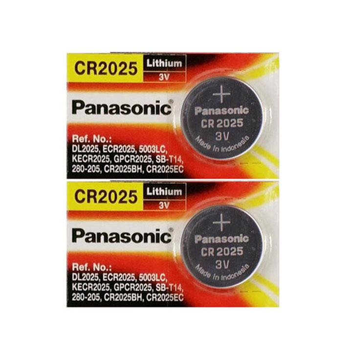 2 viên pin cr2025 panasonic lithium 3v
