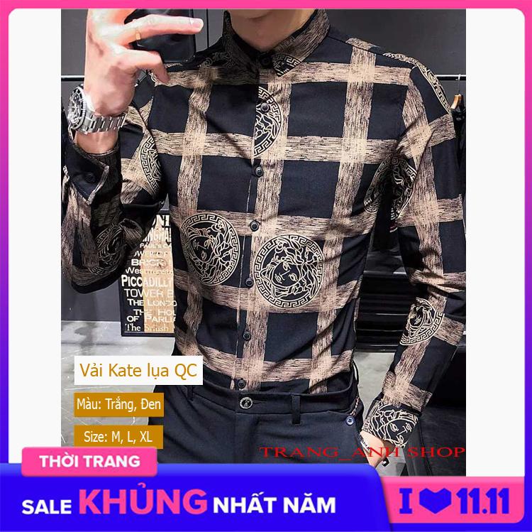 ÁO SƠ MI NAM HỌA TIẾT 3D TẾT 2020 (KATE LỤA VẢI QC)