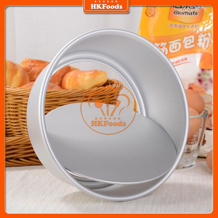 Khuôn nhôm đúc hình tròn đế rời 21cm