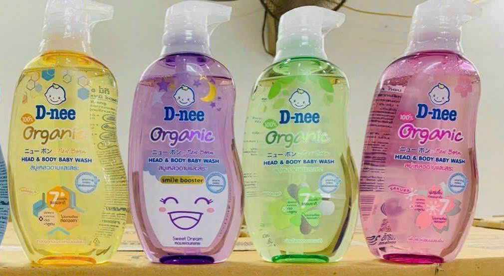 Tắm Gội D-nee Organic 380ml Dịu Nhẹ