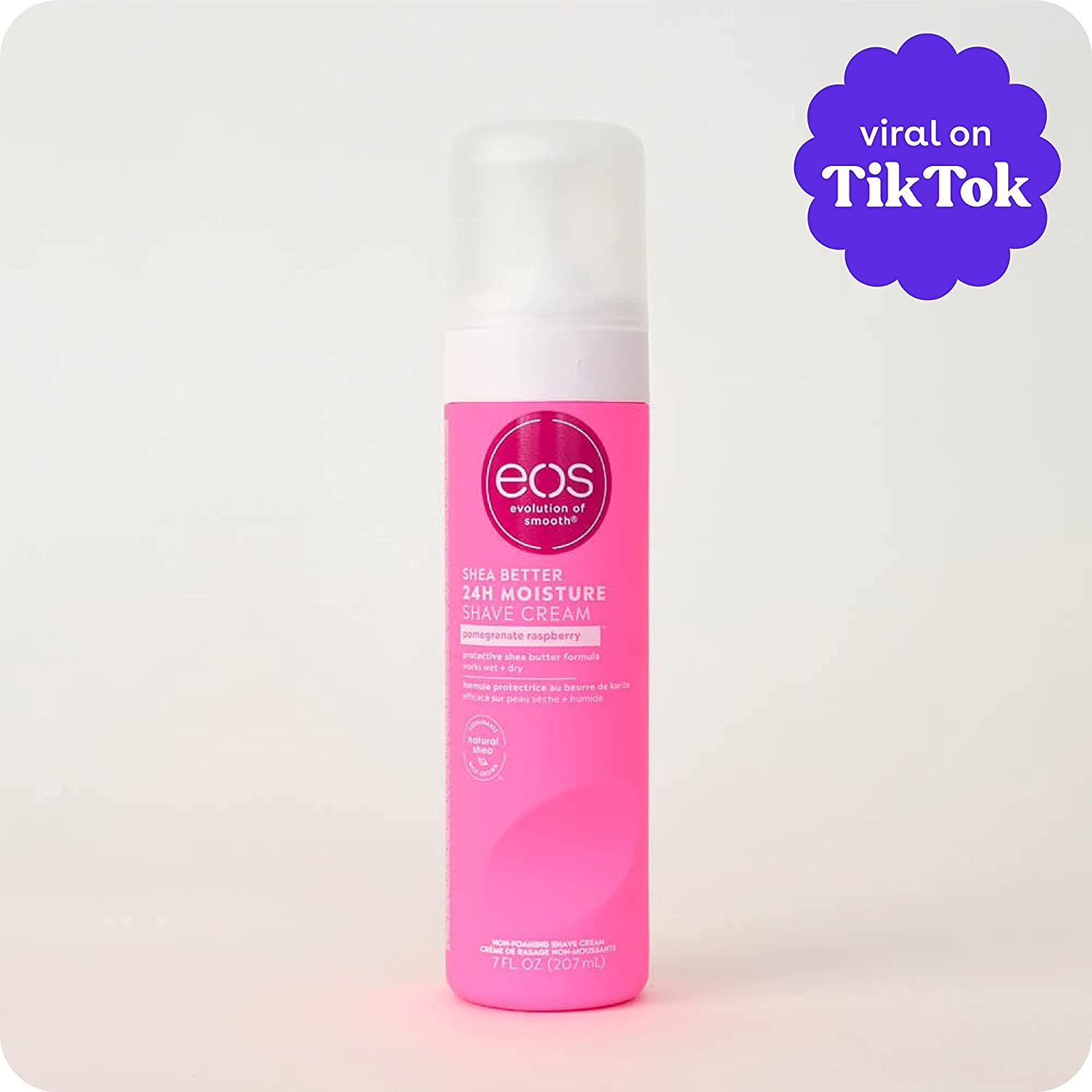 Kem cạo lông EOS Shave Cream 207ml hàng Mỹ dùng cho cơ thể, vùng kín bikini, nách chính hãng