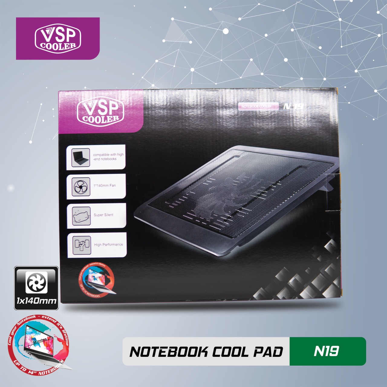 [HCM]Fan VSP Cooler N19 (1*Fan 14cm)