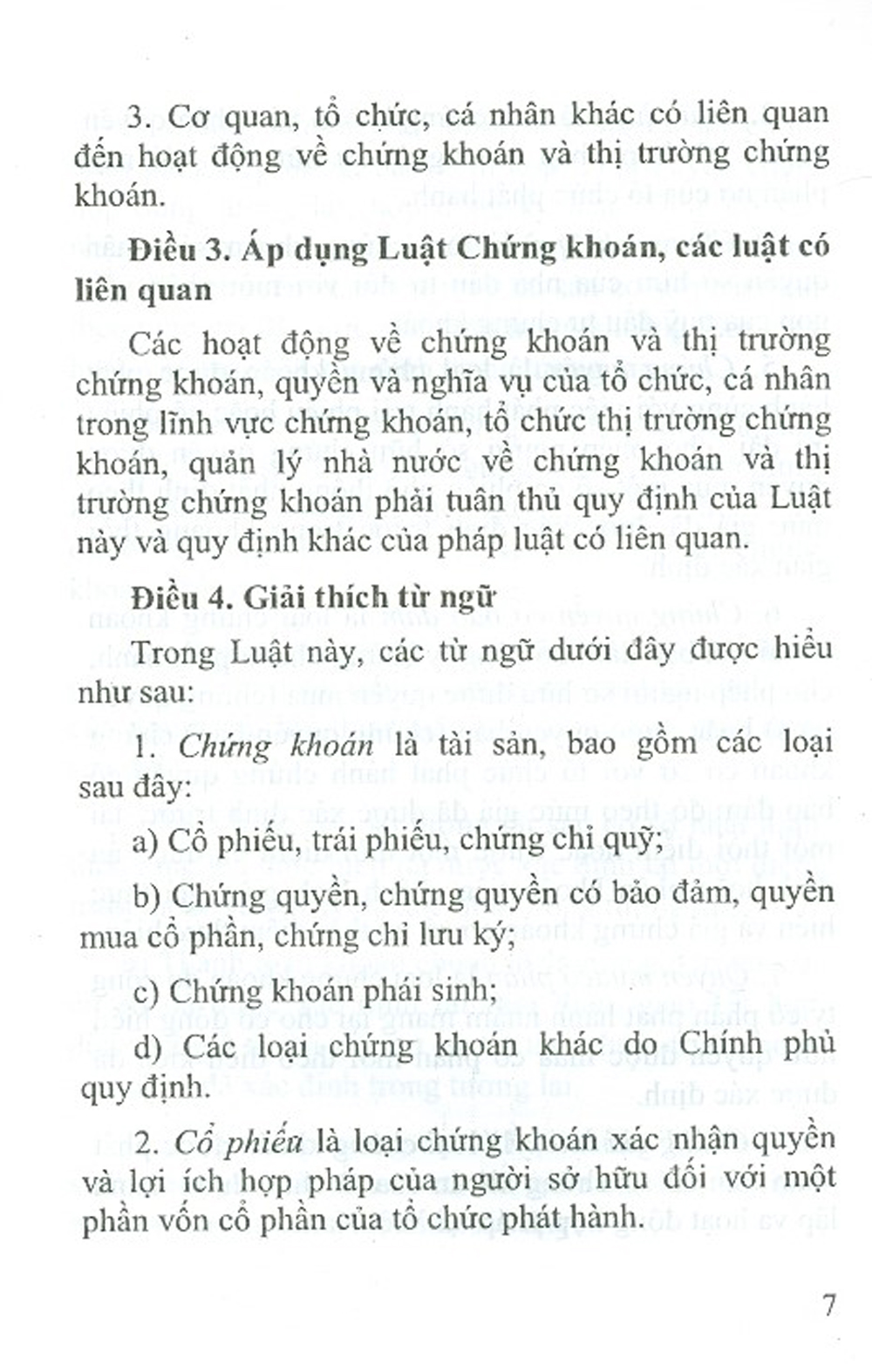Luật Chứng Khoán Năm 2019