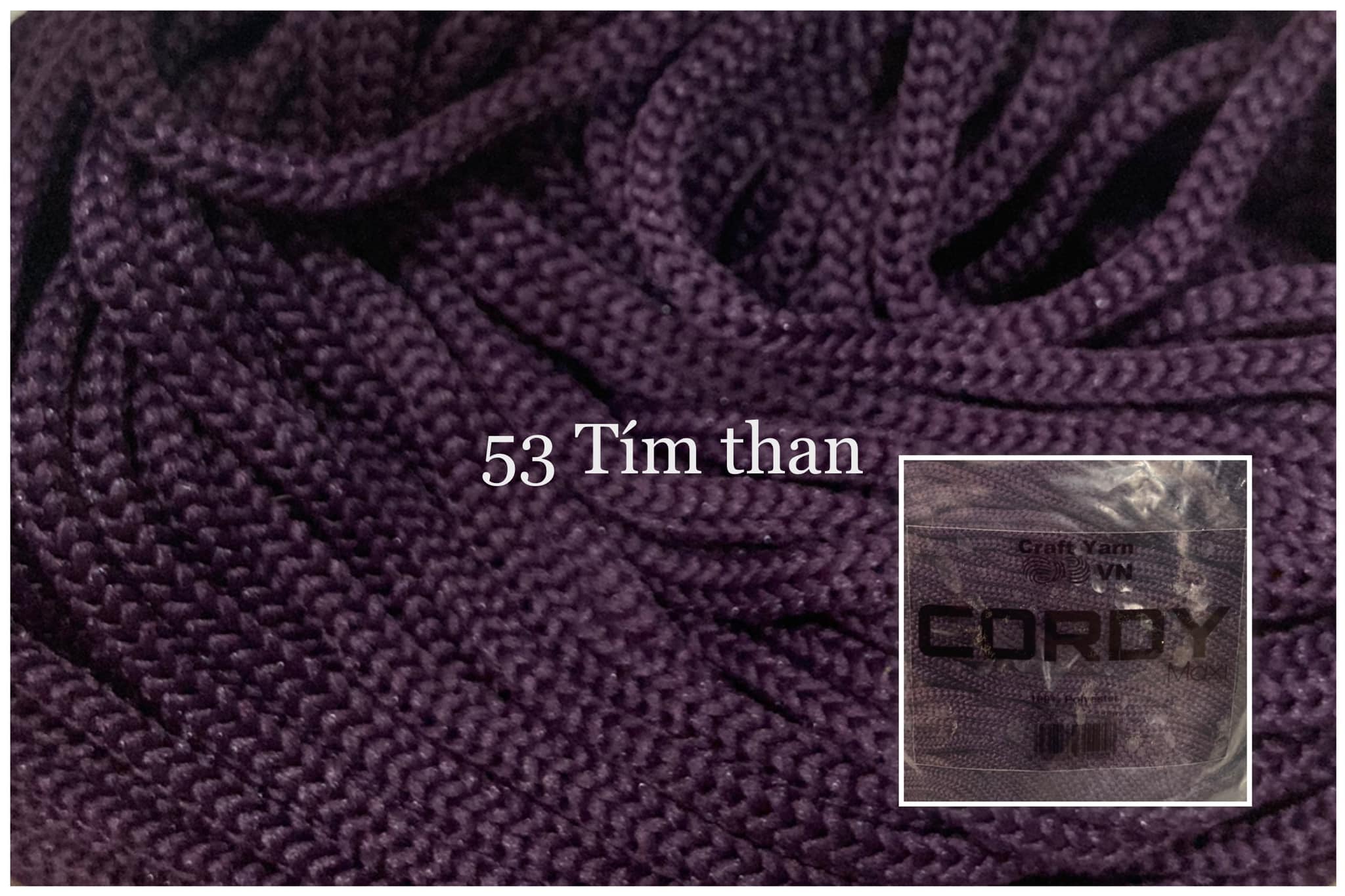 Sợi Cordy Maxi Craft Yarn Móc Túi Thời Trang (Cuộn 330gr)