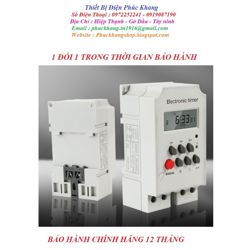 Timer hẹn giờ KG316T2. Rơle thời gian 24h