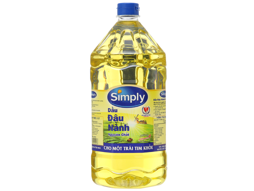 2 Lít Dầu đậu nành VN SIMPLY Soybean Oil halal bph-hk