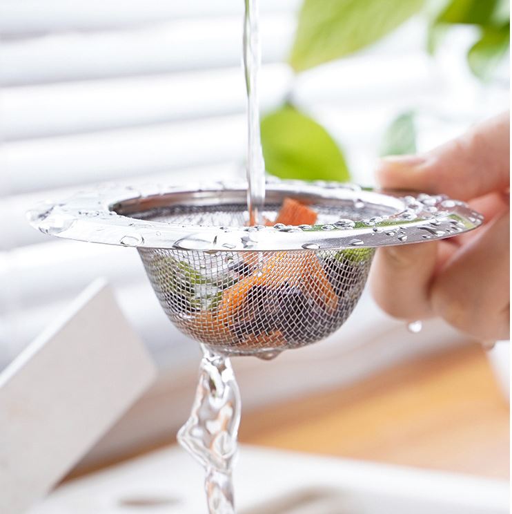 Stainless steel mesh drain basket strainer set-manhole strainer with Smart Mesh