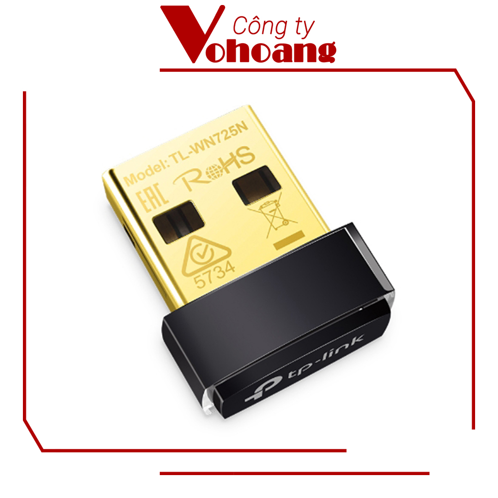 USB thu sóng Wifi TP-Link WN725N (Đen)