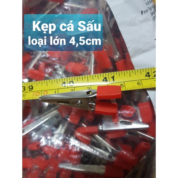Kẹp Cá Sấu , 1 cặp( kẹp đen và kẹp đỏ) II