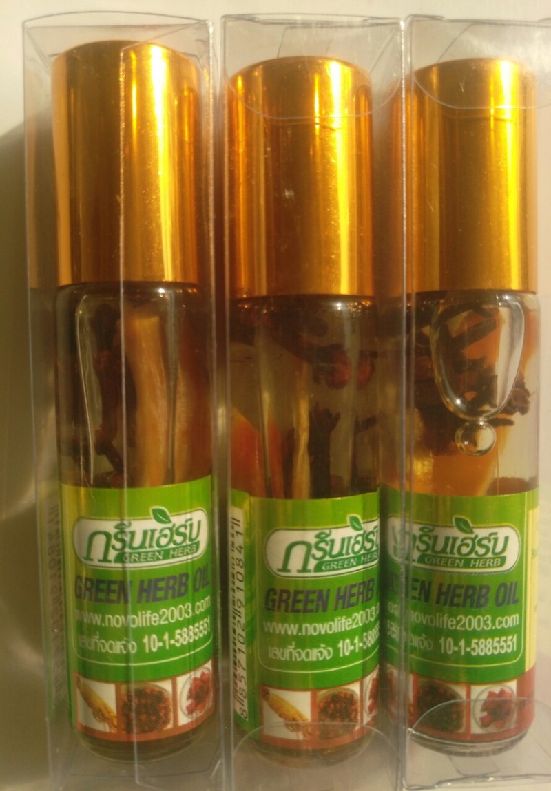 COMBO 3 Chai Dầu Gió  Nhân Sâm Thảo Dược THAILAN  chai 10ml