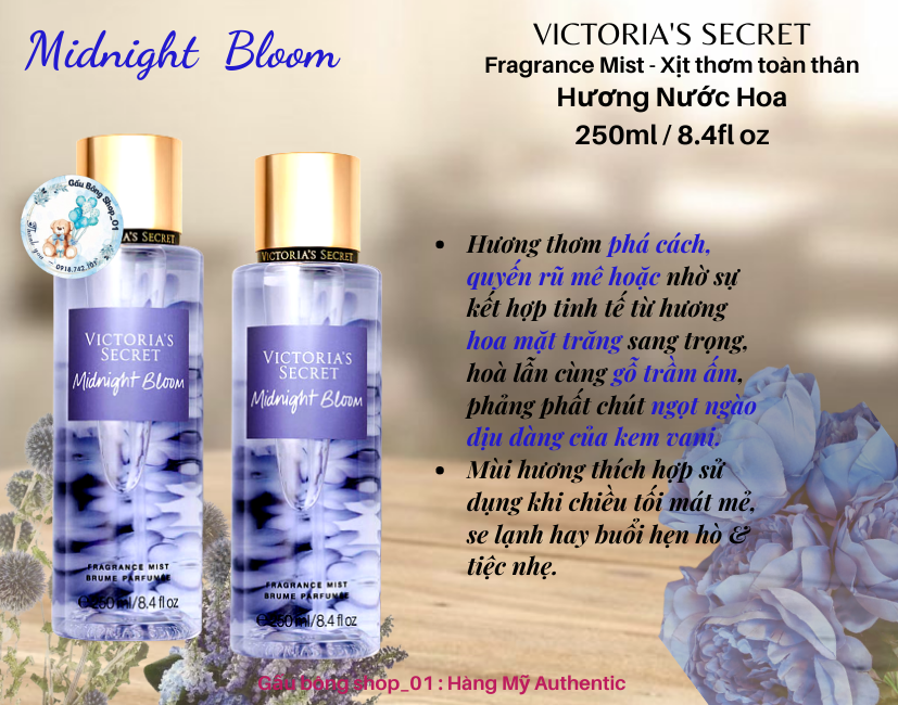 Xịt Thơm Victoria's Secret 250ml
