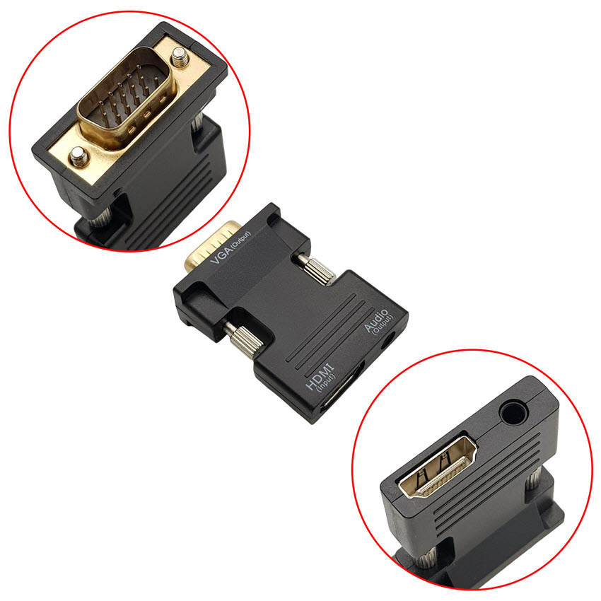 Đầu chuyển tín hiệu VGA + Audio sang HDMI chất lượng cao