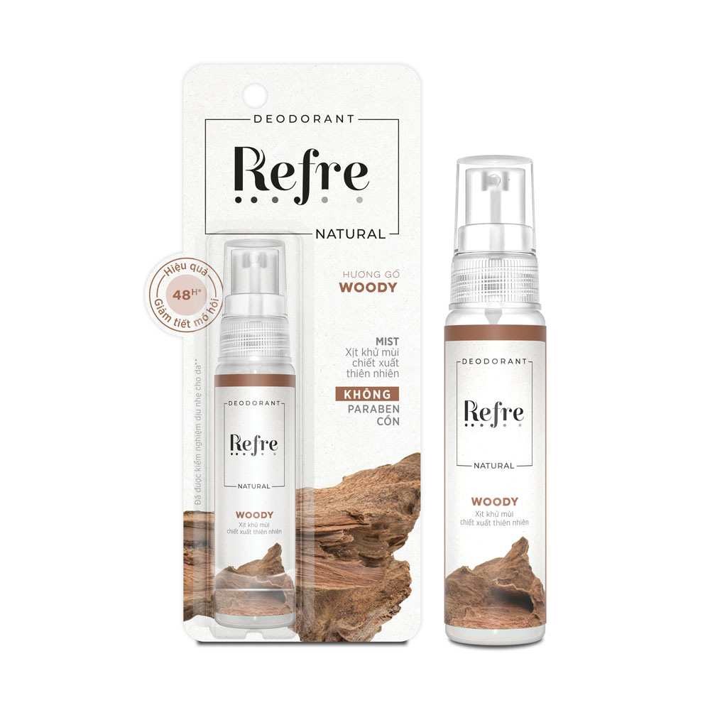 [HCM]Xịt khử mùi Refre Natural 30ml