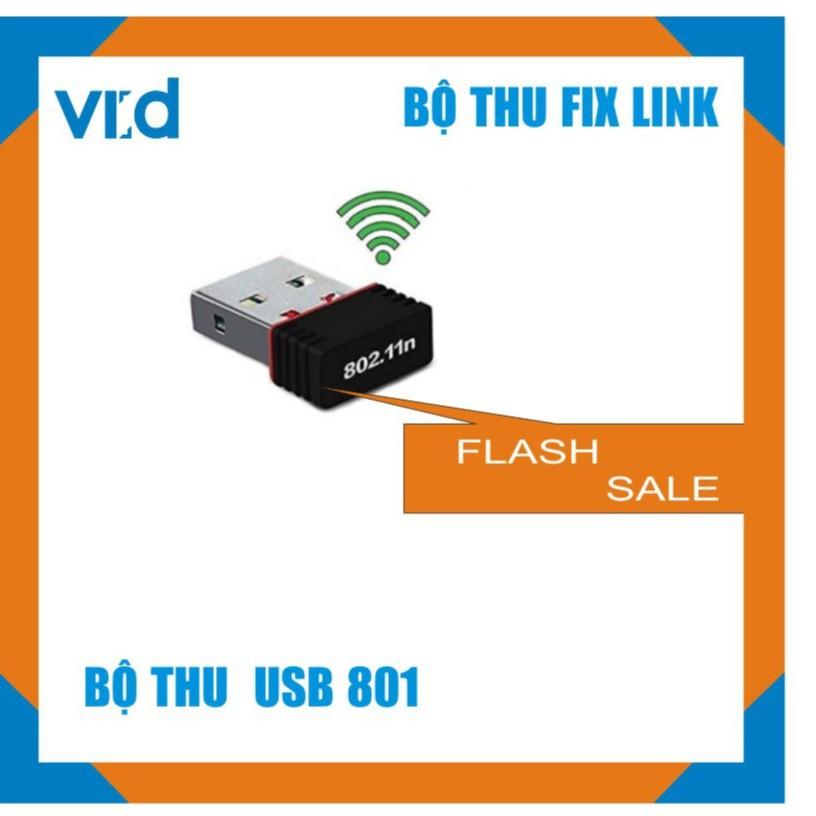 Bộ thu sóng wifi USB 801 - bảo hành 3 tháng