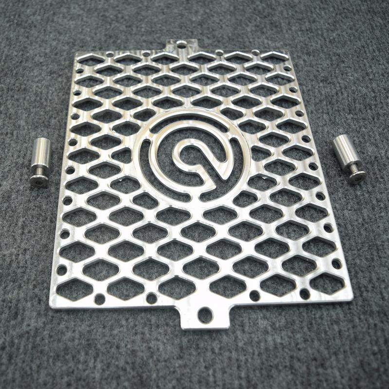 [HCM]Che két nước Nhôm CNC cao cấp dành cho xe RAIDER SATRIA FI mẫu mới ( màu trắng bạc )