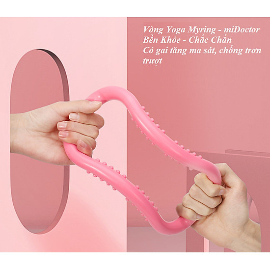 Vòng tập yoga myring có gai massage (giao màu ngẫu nhiên)