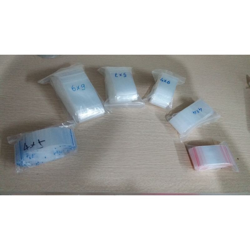 100 cái túi zip mimi MÀU TRẮNG