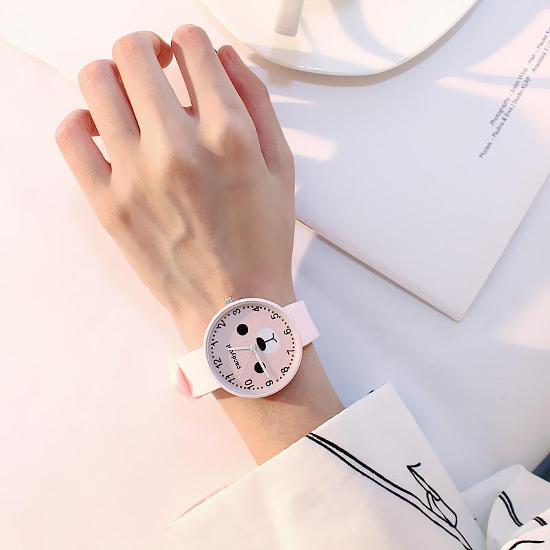 Đồng hồ hình gấu mập Candycat dây Silicon dẻo