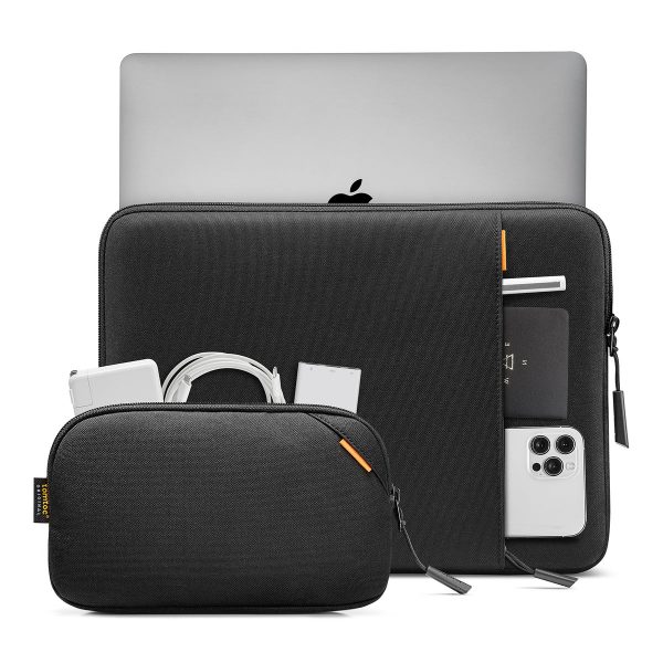 Túi chống sốc TOMTOC 360* Protective kèm túi phụ kiện cho Macbook Pro 13"/14”-A13- Hàng chính hãng