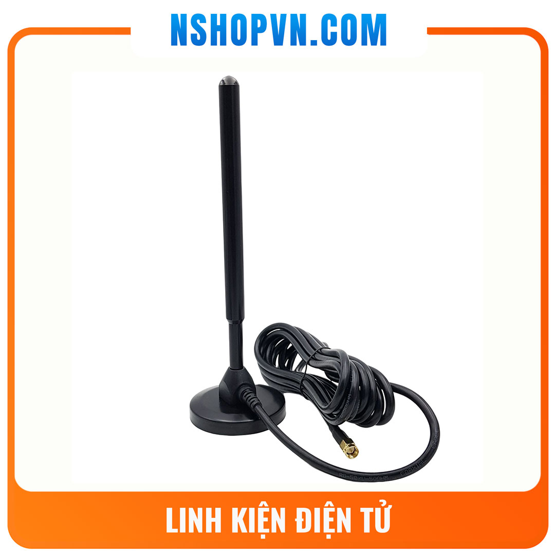 Anten rf lora 433mhz 35dbi đầu ra sma