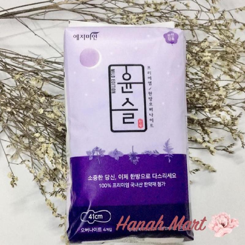 Băng vệ sinh Yejimiin thảo dược ban đêm ngăn ngừa viêm phụ khoa, Hàn Quốc nhập khẩu