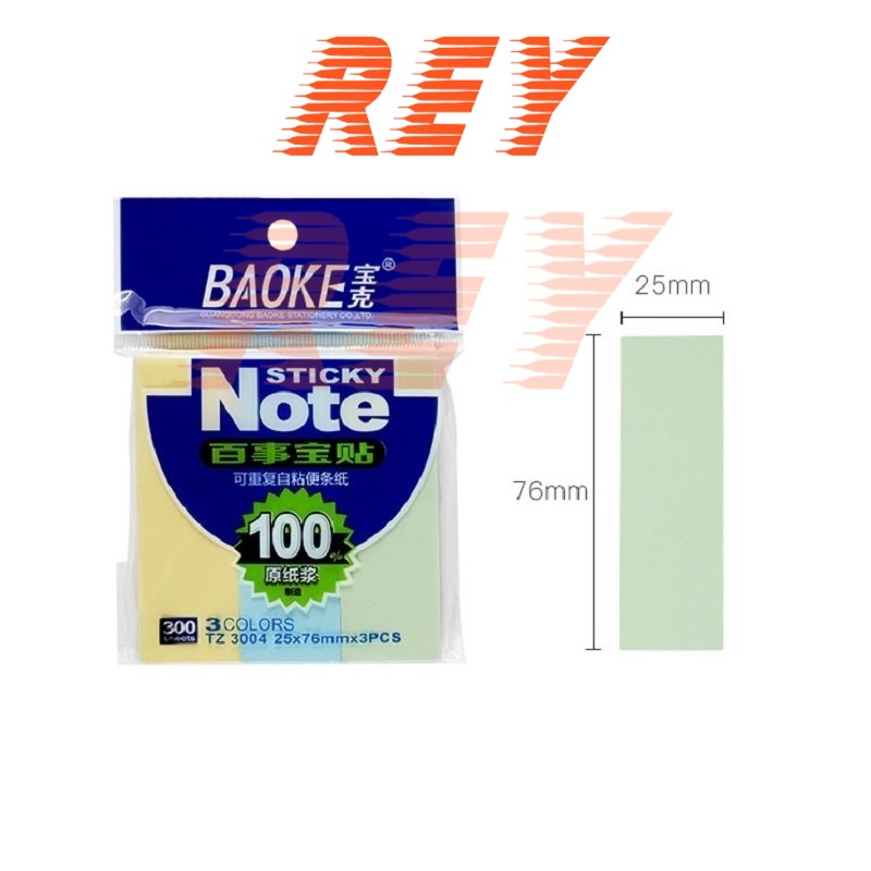 Giao hỏa tốc - xấp giấy sticky note nhiều màu pastel baoke - tz3004 tz3005